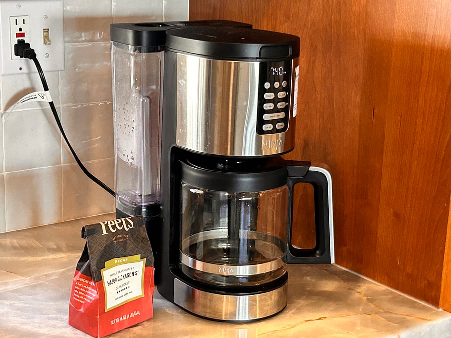 Full size Ninja coffee maker.
