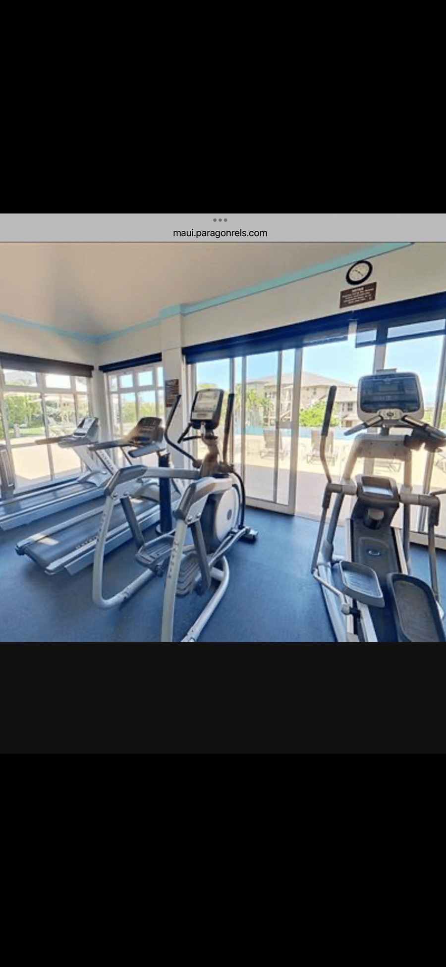fitness center/gym within the rec center
