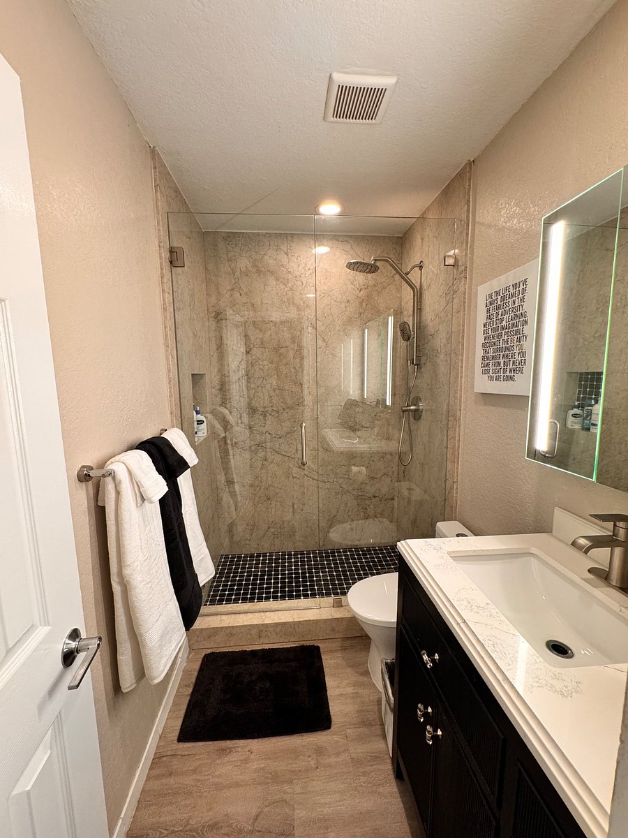 Newly remolded bathroom