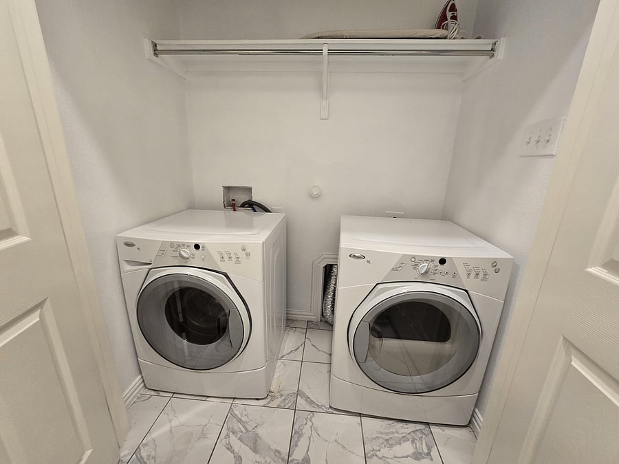 Washer & Dryer Area