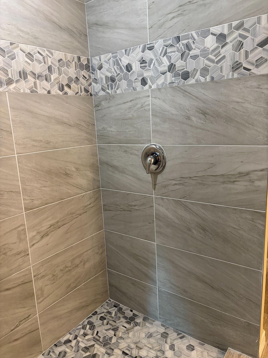 6 foot walk in shower