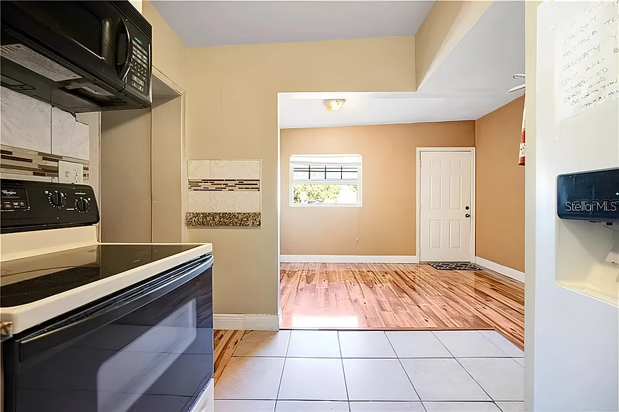 Living area/ Front Door