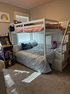 Third Bedroom with full size bunkbeds.  TV and video game console  