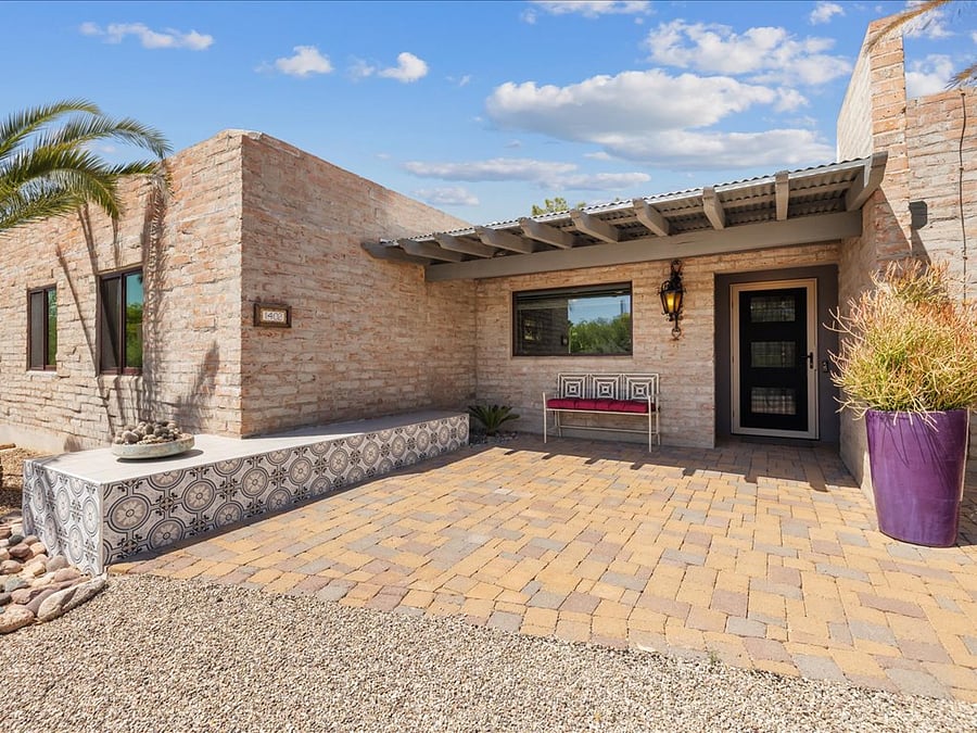Pavers in entry