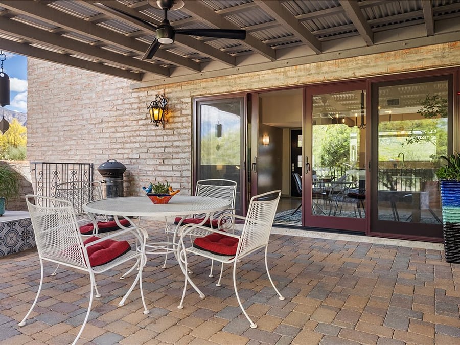 Charming Covered Back Patio