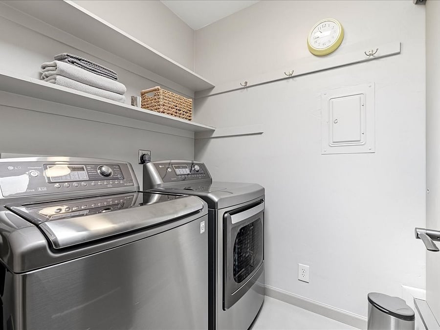 LG top load washer & front load dryer