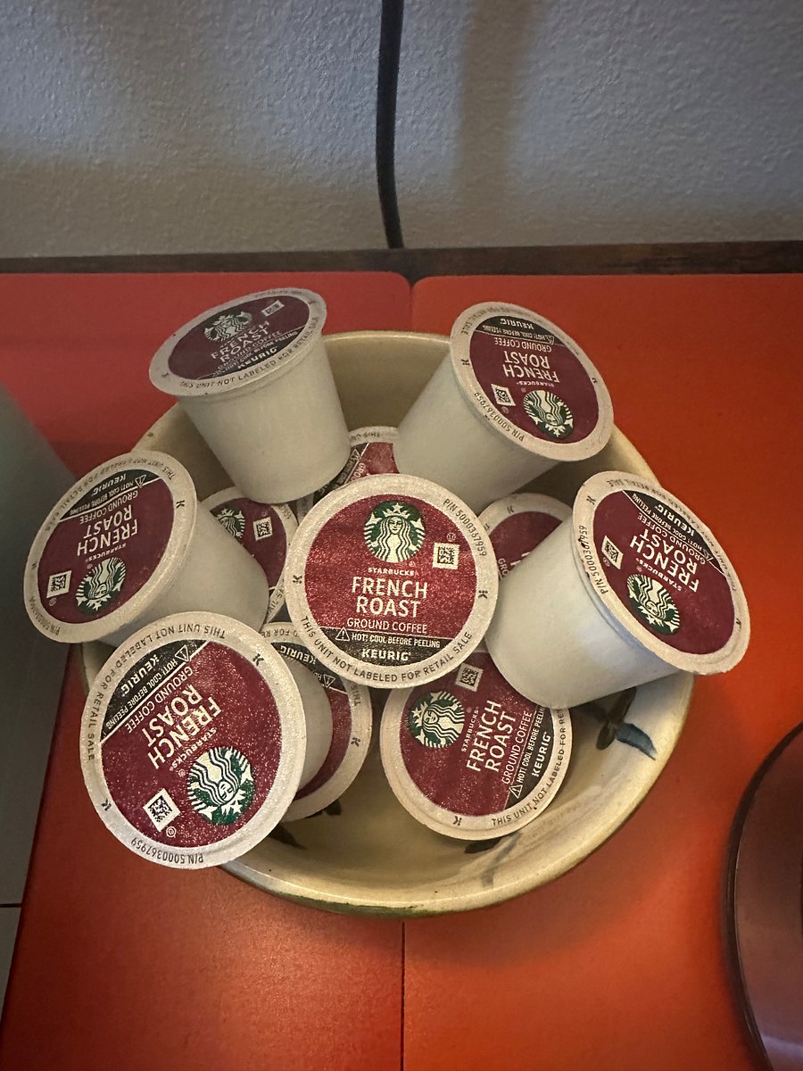 Complimentary Starbucks Keurig coffee pods