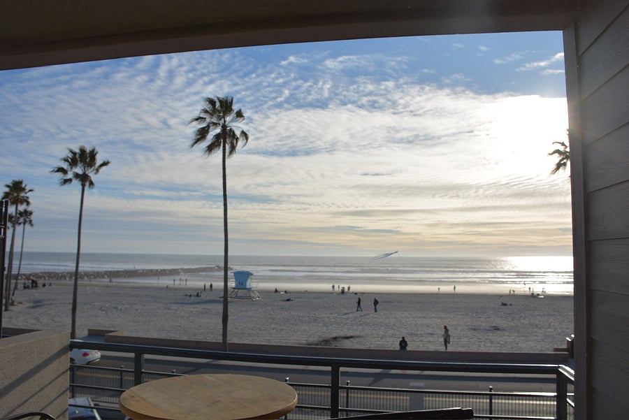 View from deck