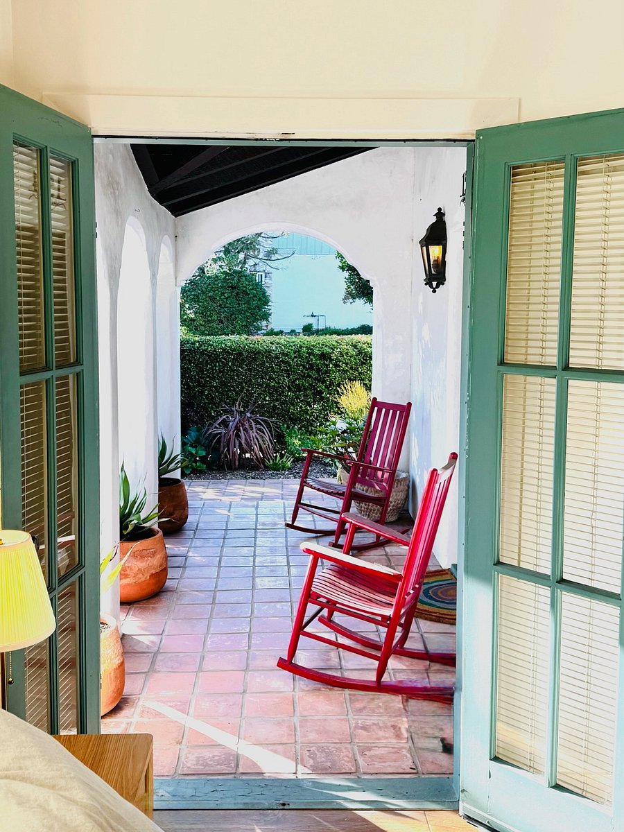 Door to the front patio off the Primary Bedroom