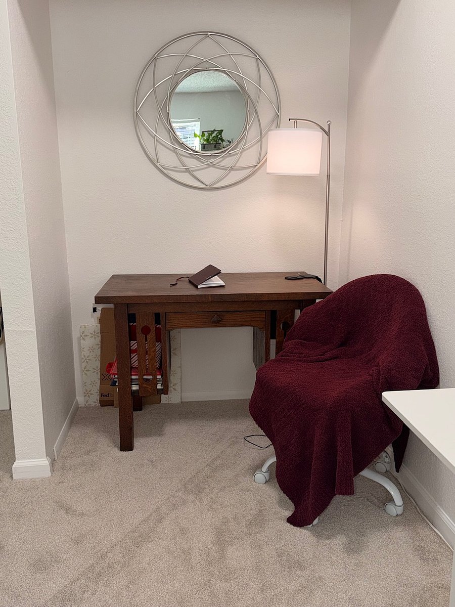Second Bedroom set up as office/lounge area.  no bed