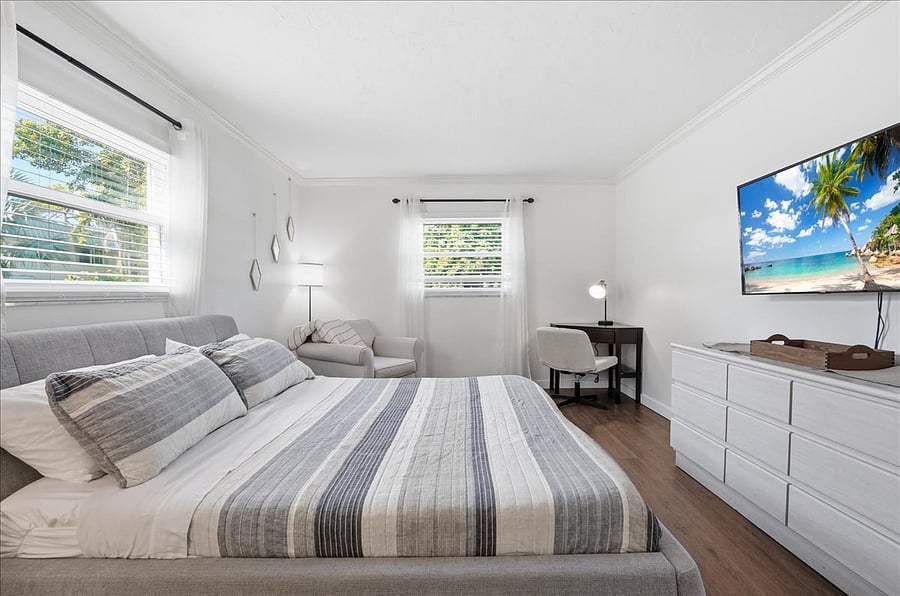 King Bedroom with desk as well