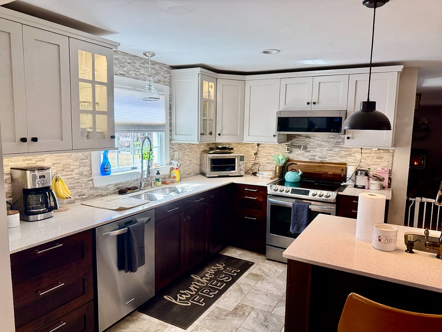 Shared 1st floor common space Kitchen fully stocked with large island