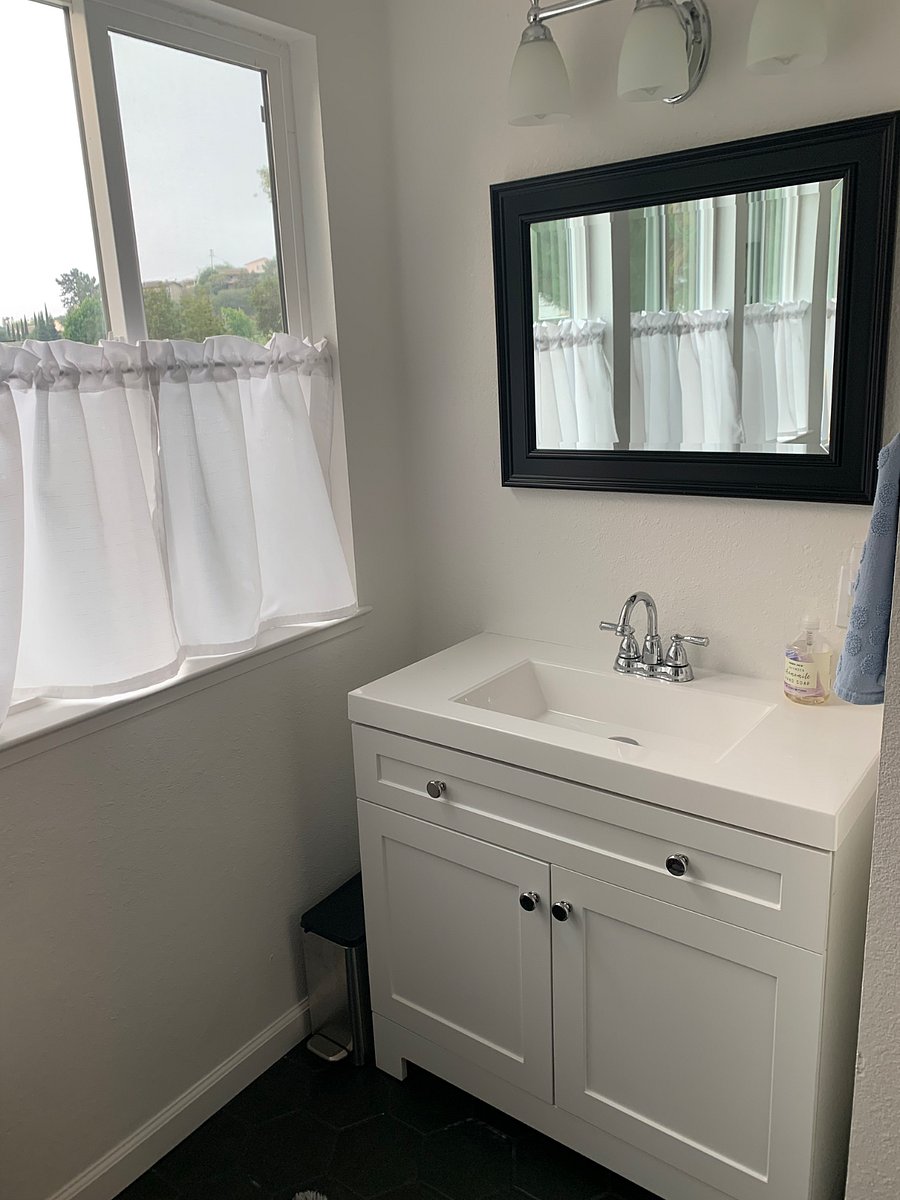 Bathroom off of primary bedroom