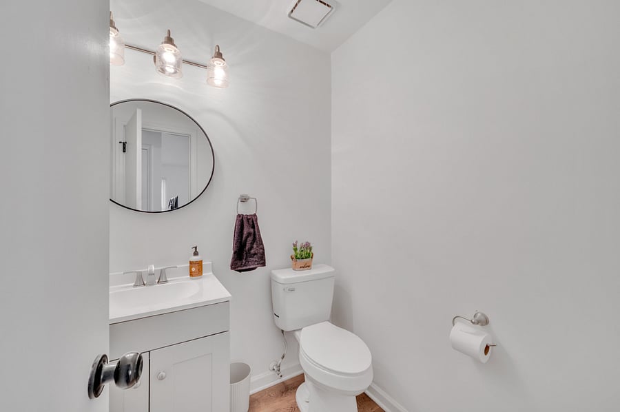 Half bathroom in common area