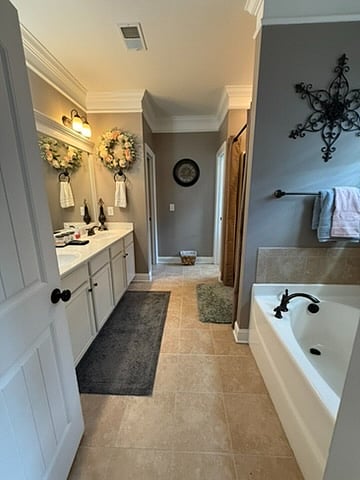 Master bathroom