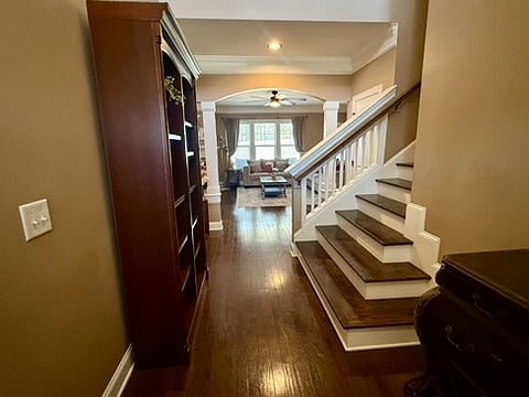 Entry and view of stairs