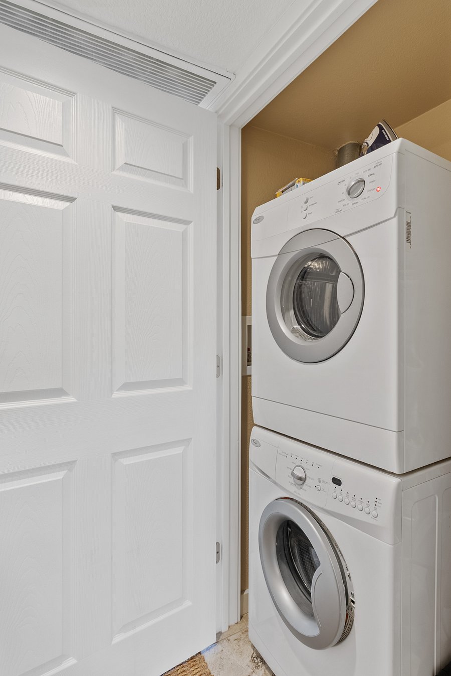 In-unit washer and dryer for added convenience during your stay.