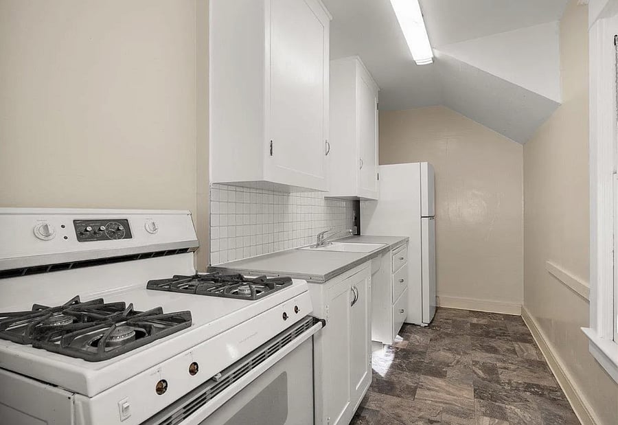 kitchen is in process of being fully stocked for July move in.