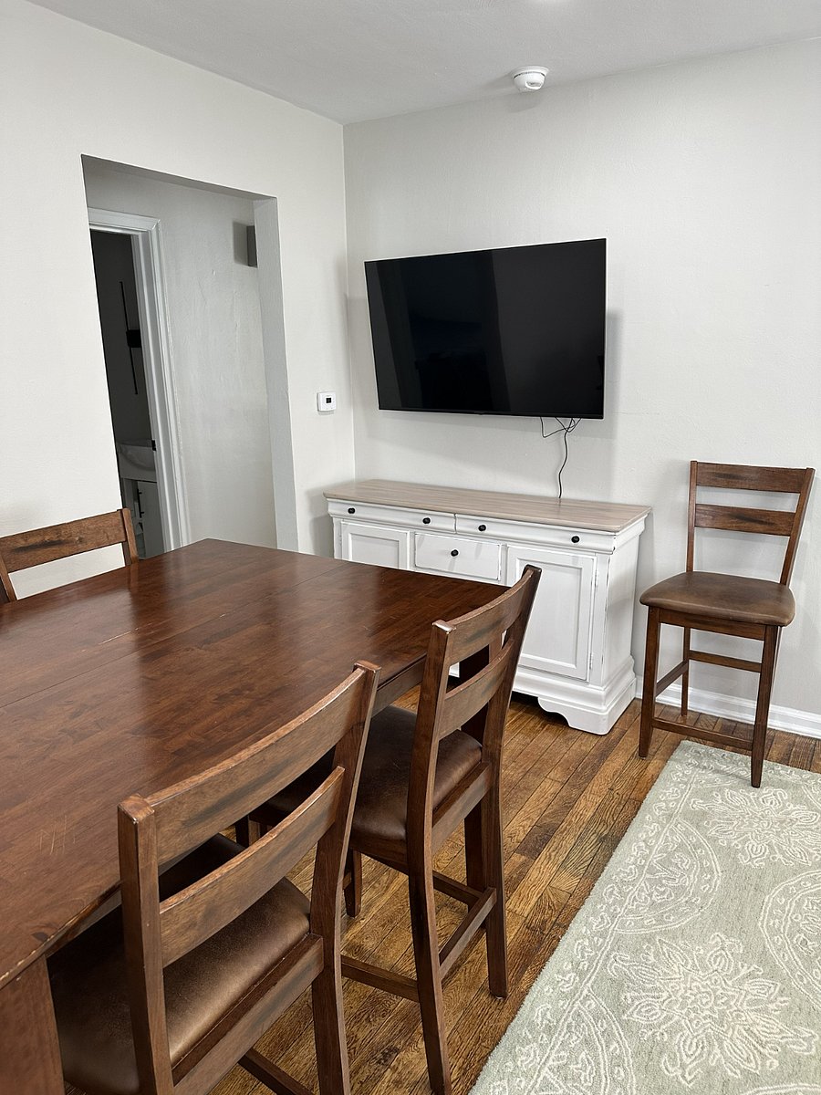 Dining Area plus pull our TV