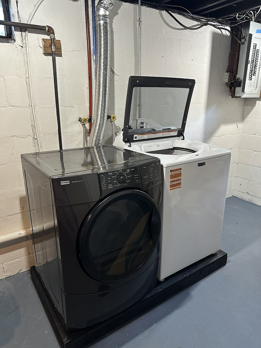 Basement washer/dryer