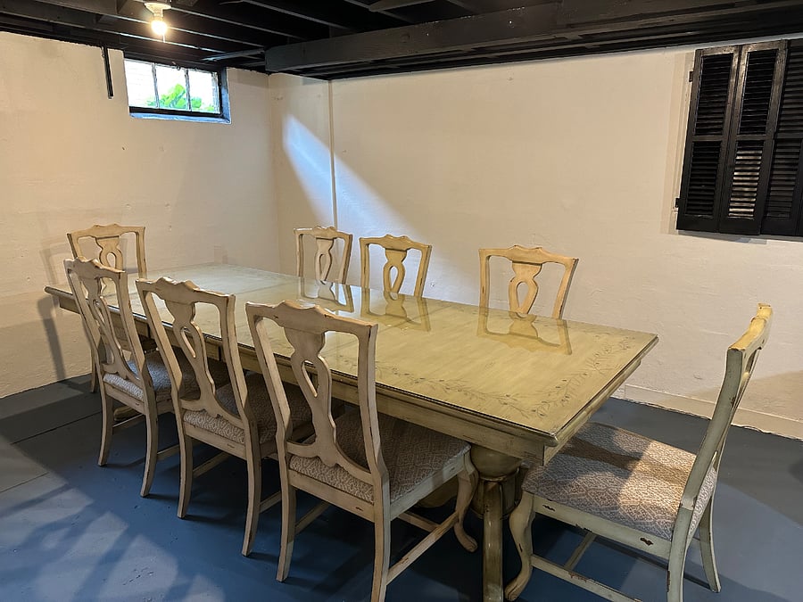 Basement Dining Table