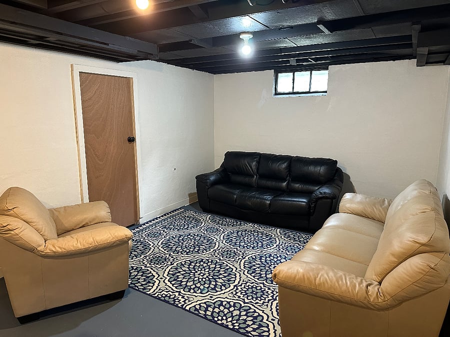 Basement Seating Area