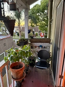 Our balcony