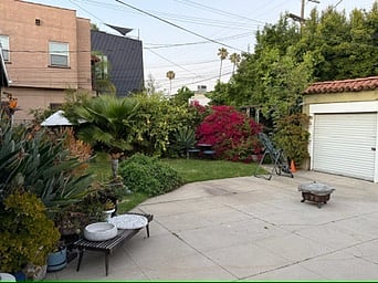 Beautiful backyard (storage may be available in the garage)