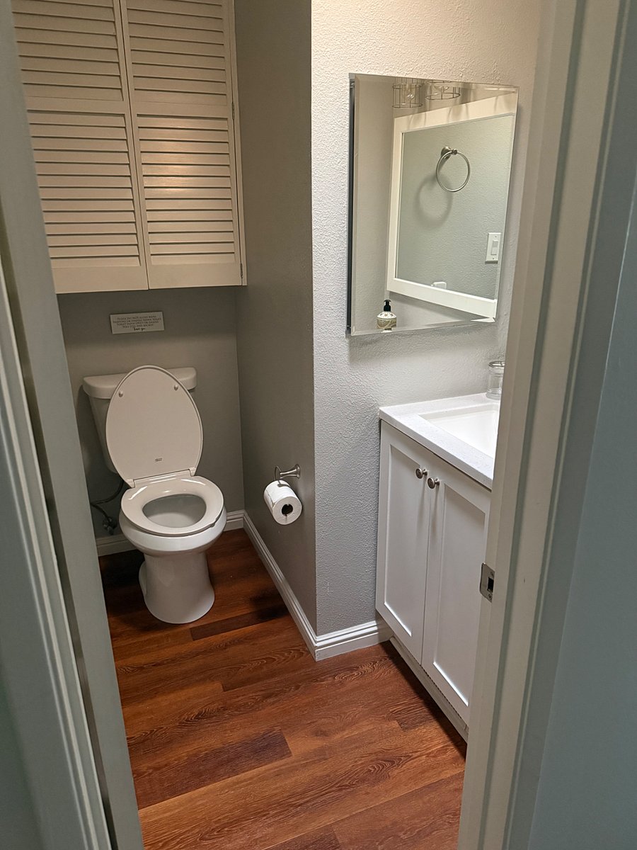 Bathroom with tub and shower