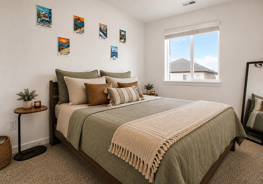 Second bedroom double bed