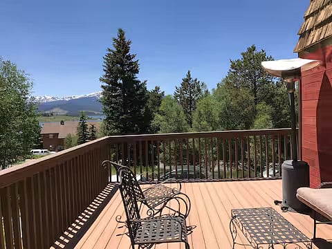 Beautiful views from large deck