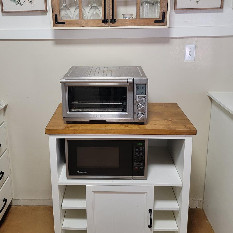 Microwave and toaster oven