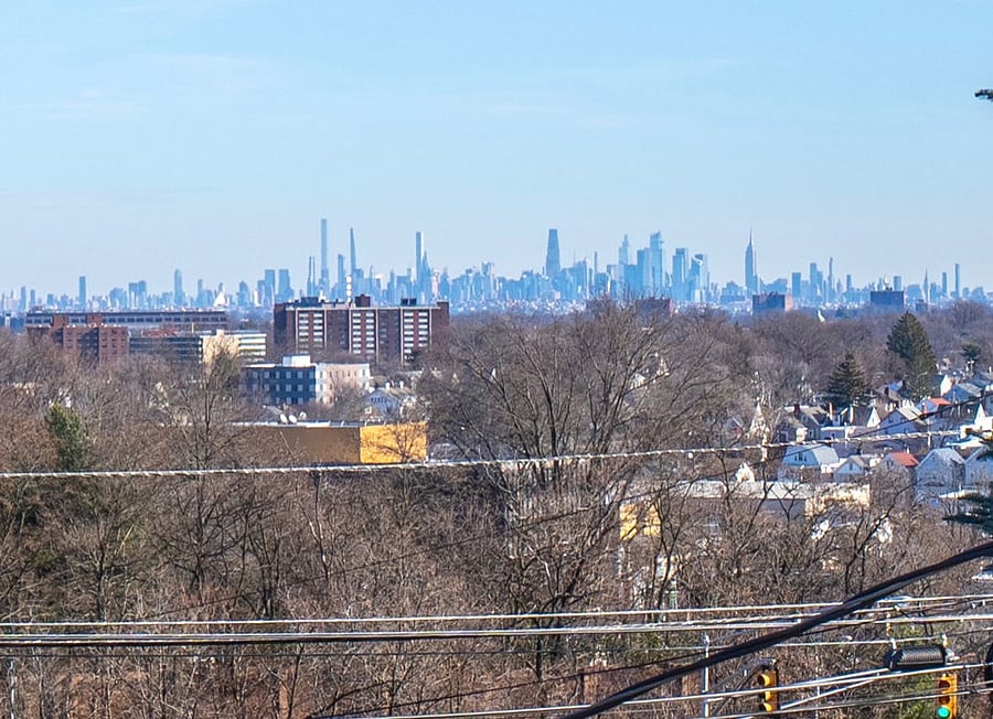 Enjoy your morning coffee/tea with city views from our 2nd floor enclosed porch!