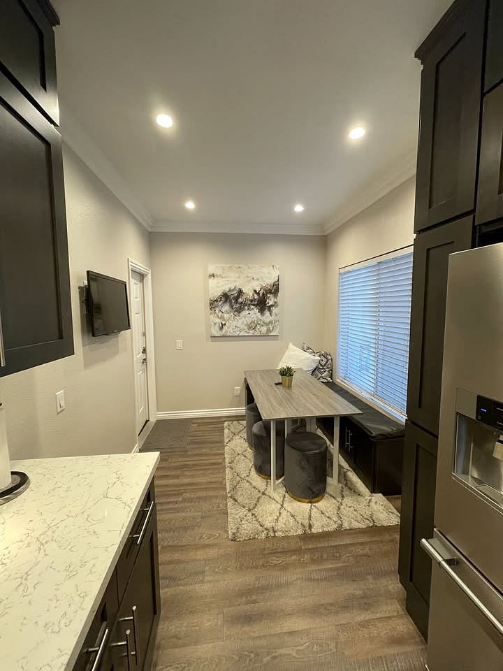 Cozy dining nook