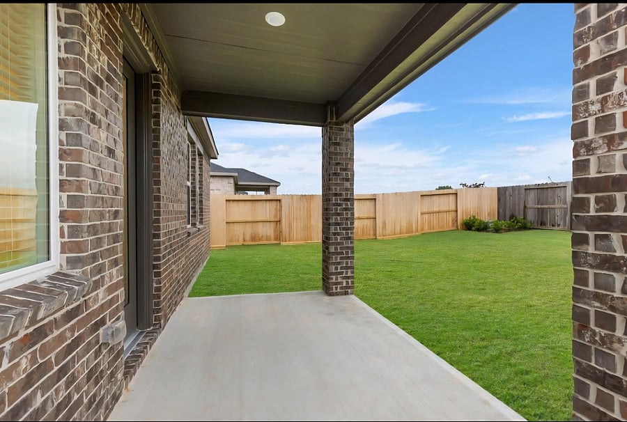 Covered patio
