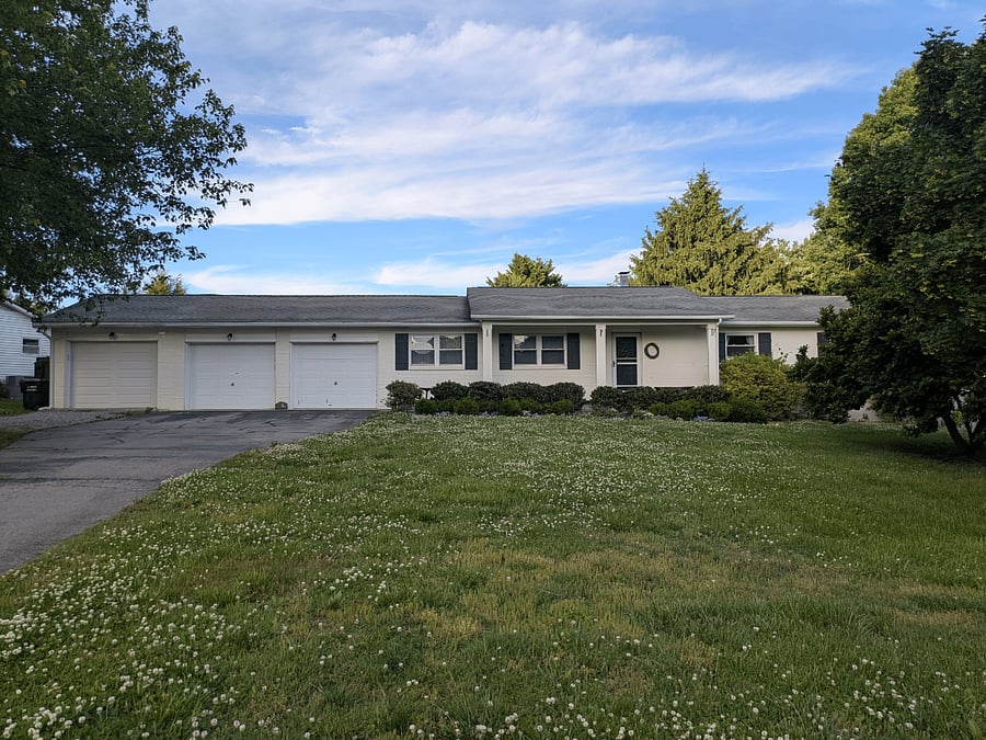 This is the street view of the property. The cottage is behind this house