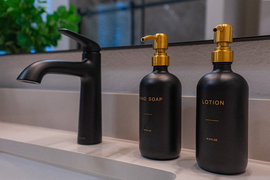 Bathroom Amenities - Luxury Soap & Lotion Dispensers