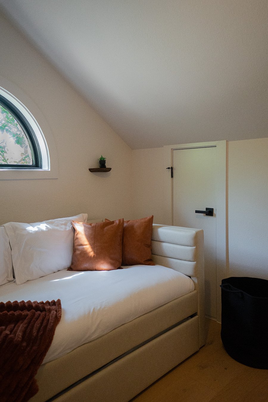 Second Bedroom Close-Up with Decorative Pillows