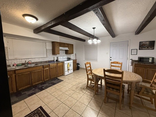 Kitchen with side door