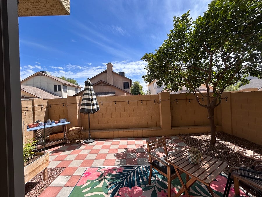 Back patio