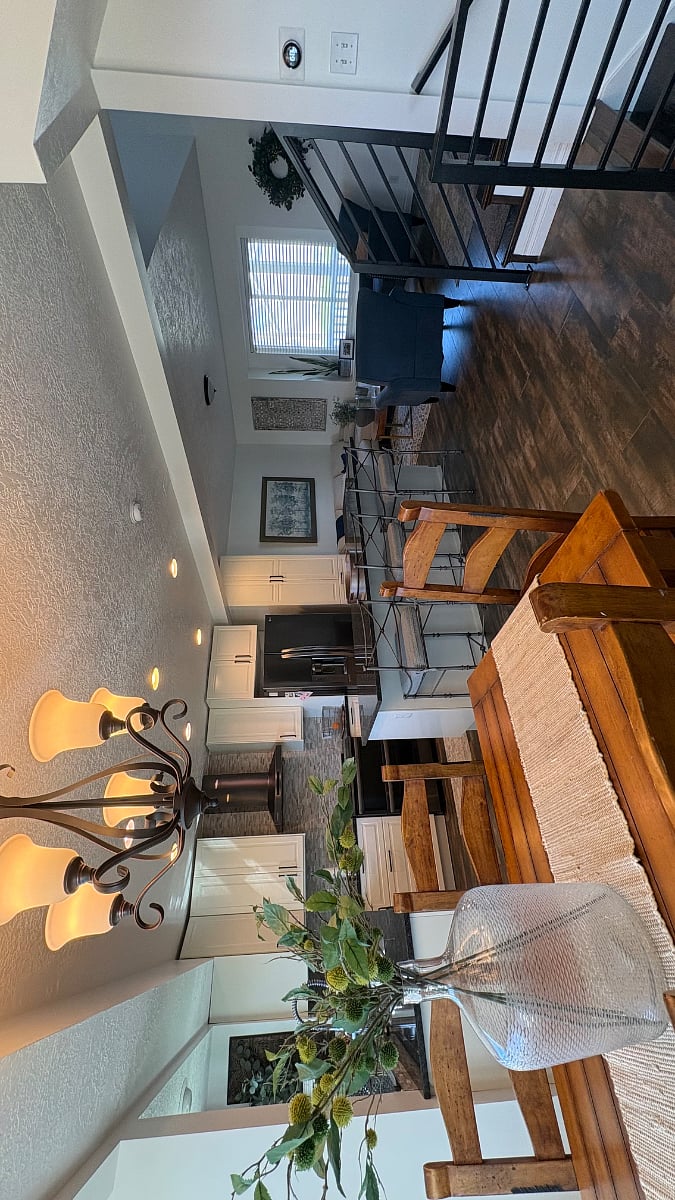 Shared kitchen and common space