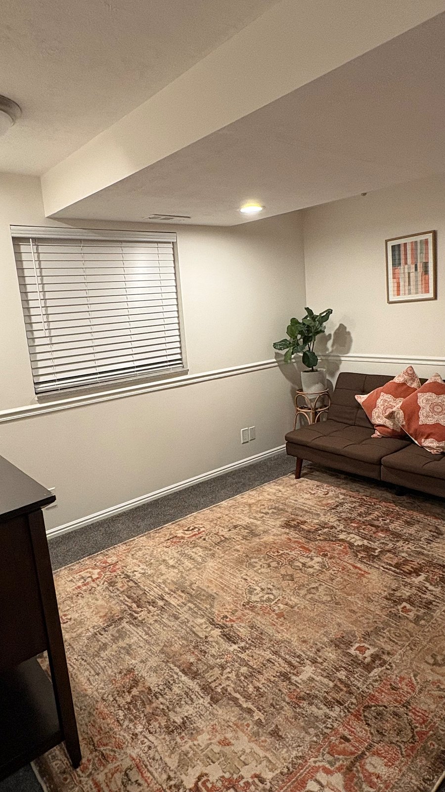 Bedroom #2 in private basement