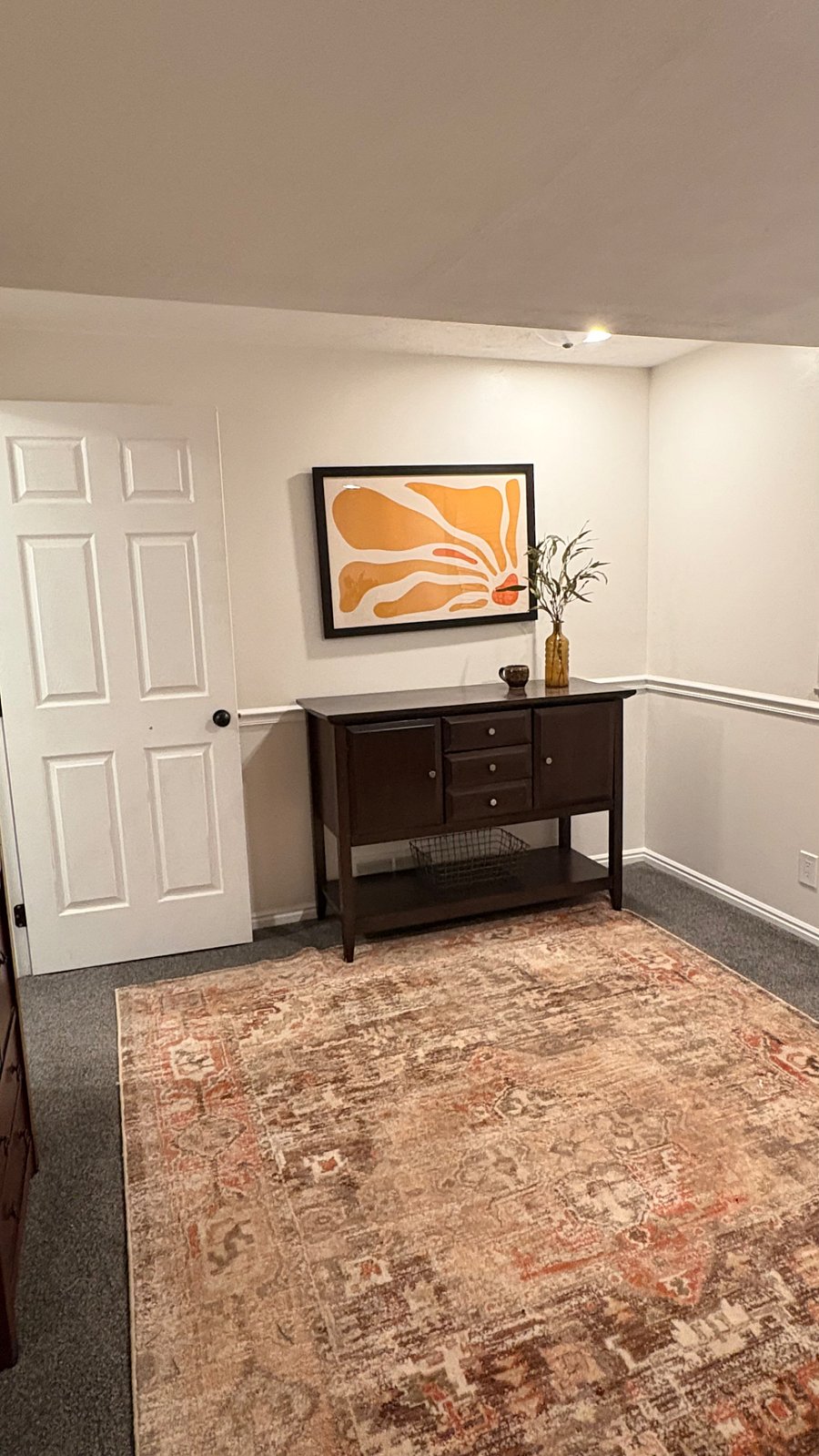 Bedroom number two and private basement