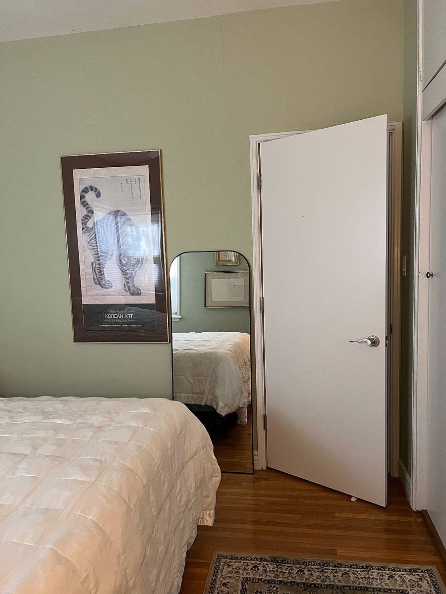 More or your room. The mirror is moveable.