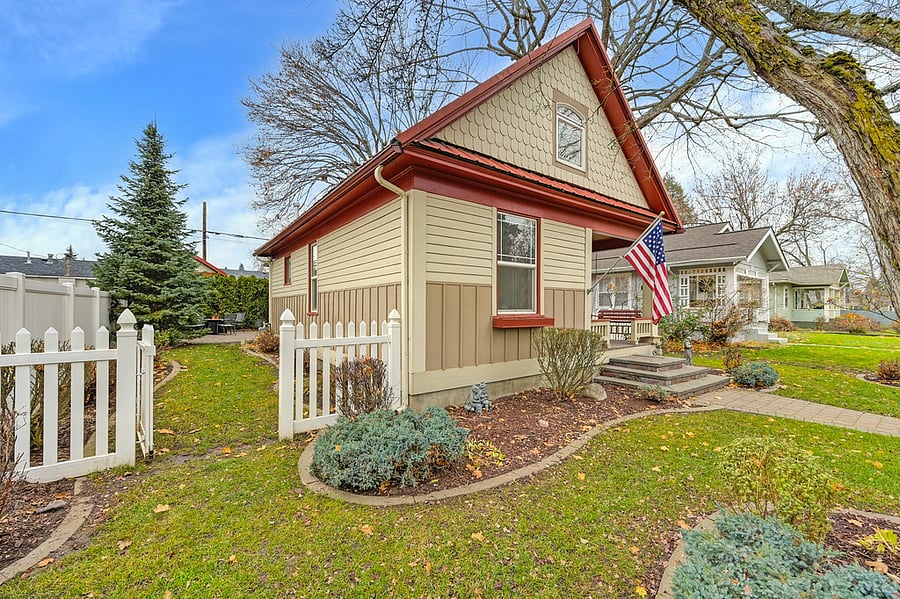 Fenced yard