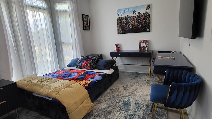 Sofa Bed - Full size bed set up