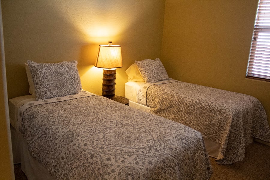 First Bedroom- 2 Twin Beds