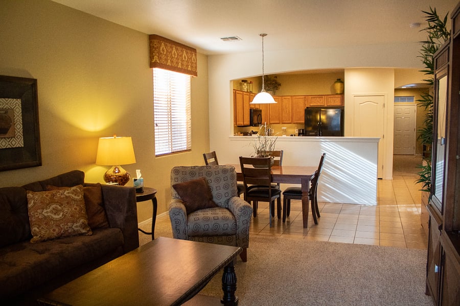 Dining Room and Living Room