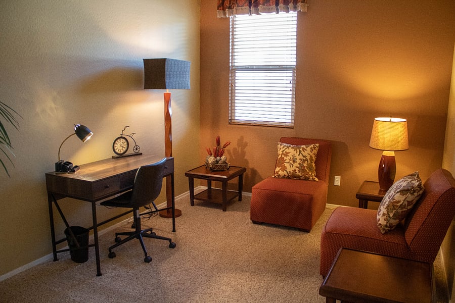Office in Primary Bedroom