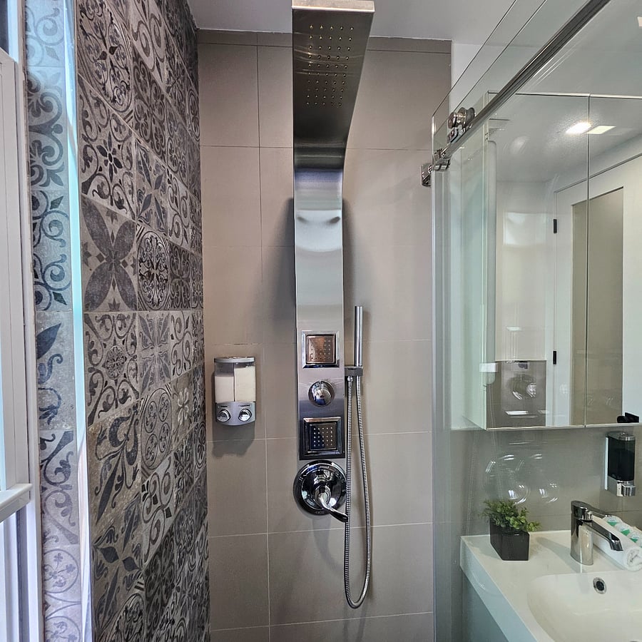A rain shower